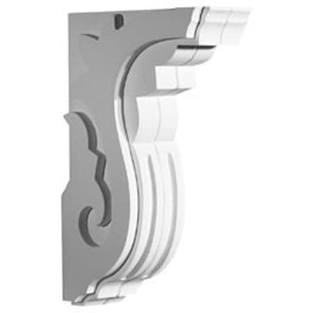 Ekena Millwork 3 3/4"W x 9 5/8"D x 14 1/2"H Marcella Corbel COR03X09X14MA